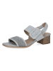 Caprice Leder-Sandaletten in Hellblau