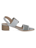 Caprice Leren haksandalen lichtblauw