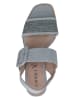 Caprice Leren haksandalen lichtblauw