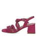 Caprice Leren haksandalen fuchsia