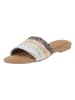 Lazamani Slippers zilverkleurig/roségoudkleurig