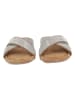 Lazamani Slippers zilverkleurig
