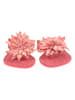 Lazamani Leren teenslippers roze/lichtroze