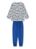 Sanetta Pyjama in Grau/ Blau
