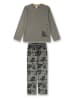 Sanetta Pyjama kaki/donkerblauw