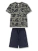 Sanetta Pyjama in Khaki/ Dunkelblau