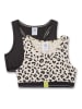 Sanetta 2er-Set: Bustiers in Beige/ Schwarz