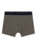 Sanetta 2-delige set: boxershorts kaki/donkerblauw