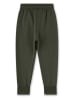 Sanetta Kidswear Spodnie dresowe w kolorze ciemnozielonym