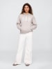 GAP Hoodie in Taupe in Grau/ Beige