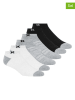 Hurley 6er-Set: Sportsocken in Weiß/ Grau/ Schwarz