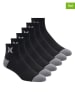 Hurley 6er-Set: Sportsocken in Schwarz