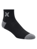 Hurley 6er-Set: Sportsocken in Schwarz