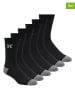 Hurley 6er-Set: Sportsocken in Schwarz