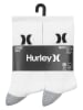 Hurley 6er-Set: Sportsocken in Weiß