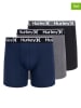 Hurley 3er-Set: Boxershorts in Schwarz/ Grau/ Dunkelblau