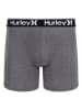 Hurley 3er-Set: Boxershorts in Schwarz/ Grau/ Dunkelblau