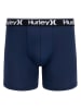 Hurley 3er-Set: Boxershorts in Schwarz/ Grau/ Dunkelblau