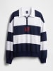 GAP Sweatshirt donkerblauw/wit
