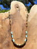Taboo Vergulde ketting met edelstenen - (L)40 cm