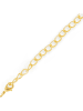 Taboo Vergold. Halskette mit Edelsteinen - (L)40 cm