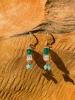 Taboo Vergulde oorhangers met edelstenen