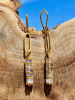 Taboo Vergulde oorhangers met edelstenen