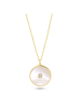 Taboo Vergulde ketting met omkeerbare hanger