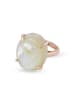 Taboo Rosévergold. Ring mit Perlmutt