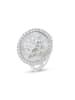 Taboo Verzilverde ring met edelstenen