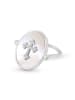 Taboo Versilb. Wende-Ring mit Edelsteinen
