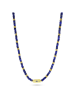 Taboo Vergold. Halskette mit Edelsteinen - (L)40 cm