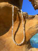 Taboo Vergold. Halskette mit Edelsteinen - (L)40 cm