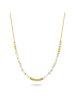 Taboo Vergold. Halskette mit Edelsteinen - (L)40 cm