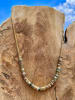 Taboo Vergold. Halskette mit Edelsteinen - (L)41 cm