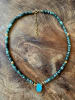 Taboo Vergulde ketting met edelstenen - (L)40 cm