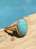 Taboo Vergold. Ring mit Edelstein