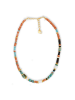 Taboo Gecoate ketting met edelstenen - (L)42 cm