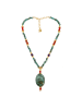 Taboo Gecoate ketting met edelstenen - (L)42 cm