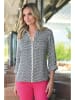 Bleu d'Azur Blouse "Addax" zwart/wit