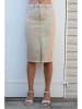Bleu d'Azur Rok "Douc" beige