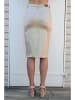 Bleu d'Azur Rok "Douc" beige