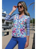 Bleu d'Azur Bluse "Kurt" in Weiß/ Pink/ Blau