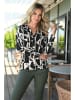 Bleu d'Azur Blouse "Palau" zwart/wit
