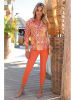 Bleu d'Azur Jeans "Paula" in Orange