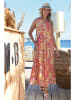 Bleu d'Azur Kleid "Alexandra" in Orange/ Rosa