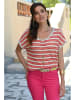 Bleu d'Azur Trui "Nosa" roze/wit