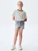 LTB Spijkershort "Judie G" grijs