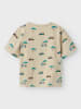 name it Shirt "Jivan" in Beige/ Türkis
