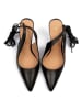 loft37 Leder-Keilpumps "Long Island City" in Schwarz